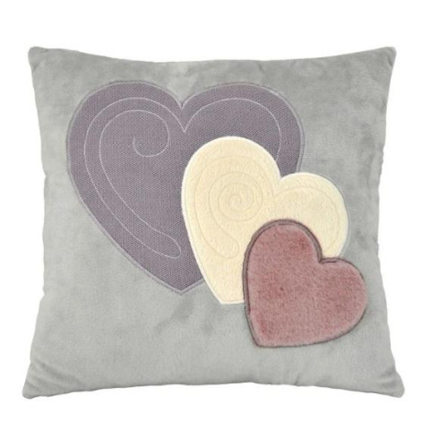 Мягкая игрушка подушка  Hearts, В Пак. 35*35см, Tigres (ПД-0420)