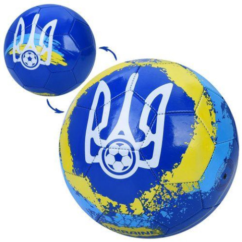 М'яч футбольний розмір 5, ПВХ, 1,8мм, неон, ЦІНА ЗА 1ШТ, 340-360г, 3 кольори, пак. 
