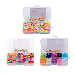 Набір для творчості  Бісер бусини, нитка, 3 види, AToys (BSD38-39-40) 