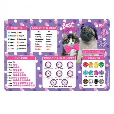 Подложка для стола англ. Keith Kimberlin, 43*29см, ТМ YES, Украина