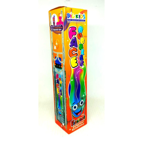 Мильні бульбашки FACE BOX -GIANT 500+пускач 30см, кор. 31*7*7см, ТМ BigKids, Україна