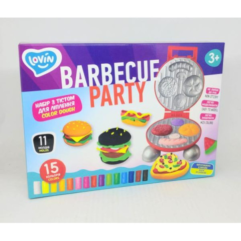 Набір для ліплення із тестом Barbecue Party TM Lovin