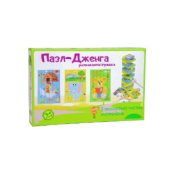 Развивающая игра "Пазл-Дженга", укр., ТМ Стратег, Украина