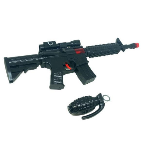 Автомат Джей игрушечный с гранатой, в пак. 50*17см