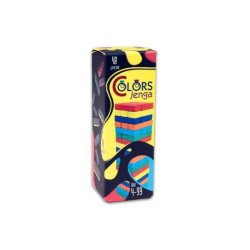 Настільна гра Colors Jenga 48 брусків укр. мова, в кор. 5,5*5,5*15,5см, ТМ Стратег, Україна