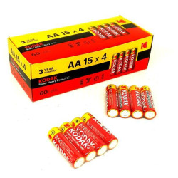 Батарейки Kodak R6 (tr) AA, ЦІНА ЗА УП. 60ШТ, (4/60/1440)