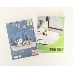 Блокнот "Work Team", верх. пруж, А5, 100 арк., оф, кл, ТМ Колорит, Україна