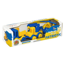 Авто "Kid cars" патриотический 3 шт, в кор. 30*10*8см, ТМ Wader