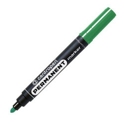 Маркер Permanent Centropen круглый зеленый ЦЕНА ЗА УП. 10ШТ.Перо 1,4,6мм