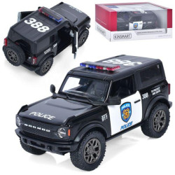 Машина метал, "Kinsmart" Ford Bronco, інерція 12,5см, відчин.двері, гум.колеса, в кор. 16*8*7см 