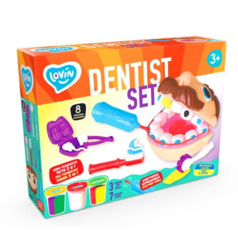 Набір Тісто для ліплення Lovin Dentist Set, OKTO (41193) 