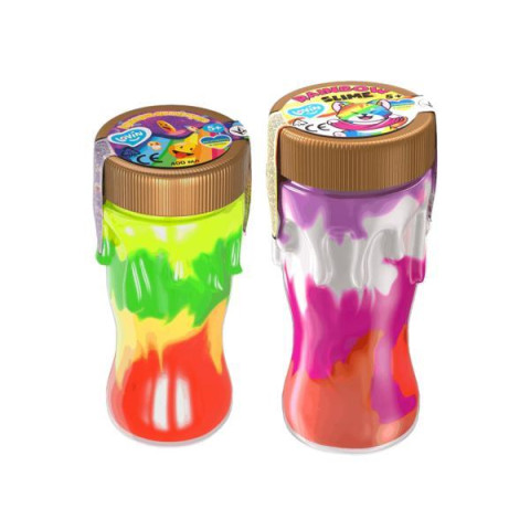 Іграшка-антистрес 400 мл Rainbow slime kit, 14*7см, ТМ Lovin, арт: 80143