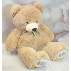 Мягкая игрушка медведь "Проха" бежевый, 110см, ТМ Dreamtoys