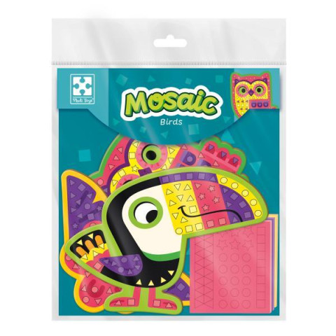Мягкая мозайка картина  Птицы, укр., Vladi Toys (VT4511-09) 