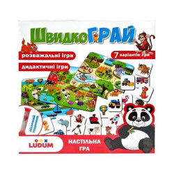 Игра настольная "Швидко грай", в кор. , ТМ Ludum, Украина