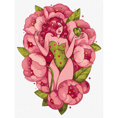 Картина за номерами Квіти. Ніжність весни, , 30х40см, в термопакеті, Идейка (KHO5090)