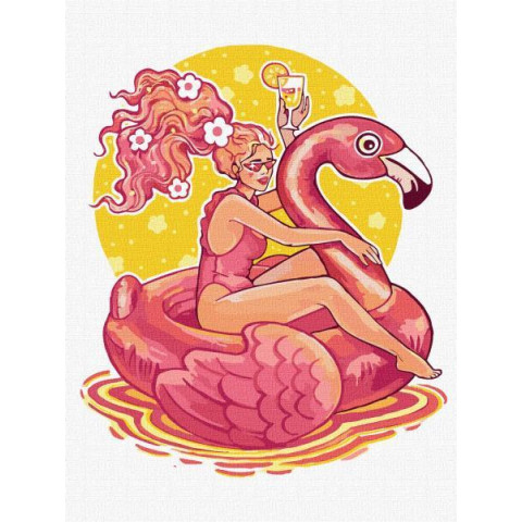 Картина за номерами Люди. Літній відпочинок, , 30х40см, в термопакеті, Идейка (KHO5097)