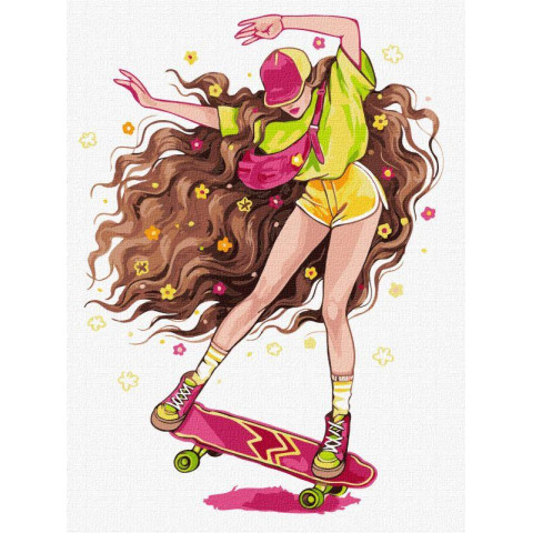 Картина за номерами Люди. Тримай баланс, , 30х40см, в термопакеті, Идейка (KHO7306)