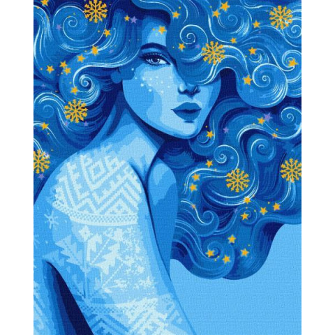 Картина по номерам Патриотическая. Холодная красота, , 40х50см, в термопакете, Идейка (KHO2587)