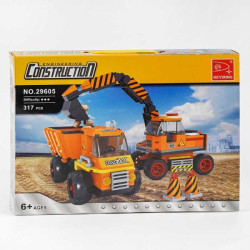 Конструктор AUSINI "Стройтехника" 317дет., фигурка, в кор. 38*28*6см