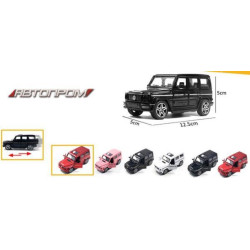 Машина АВТОПРОМ металлическая 1:32, 4 вида микс, откр.дверь, в кор. 16,5*7,5*7,5см