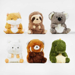 Мягкая игрушка Зверьки микс видов, высота 28см 