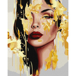 Картина по номерам Люди. Неземная красота, с красками металлик extra, 40х50см, в термопакете, Идейка (KHO8313)