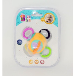 Брязкальце Куля (мікс), планш. 20*15см, ТМ Bam Bam, Польща