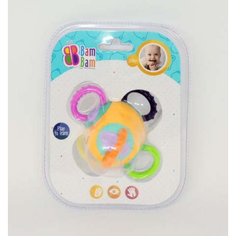 Брязкальце Куля (мікс), планш. 20*15см, ТМ Bam Bam, Польща