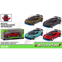 Машина мет. "АВТОПРОМ" 1:32, 4 цвета, откр.дверь, в кор. 16,5*7,5*7,5см