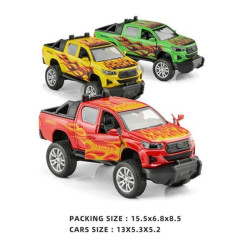 Машина мет. "АВТОПРОМ" 1:32, 3 кольори, відкр.двері, кор.15,5*8,5*6,8см