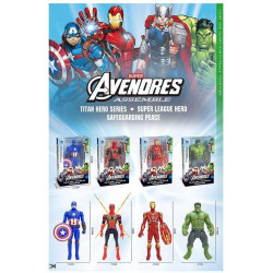 Супергерои 4 вида, свет, 1шт, в кор. 16*10*4см