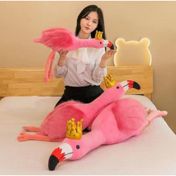 Мягкая игрушка фламинго 100см 