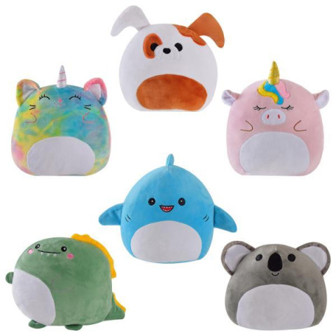 Мягкая игрушка подушка 28см 6 видов 