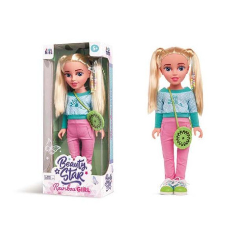 Лялька 46см, Beauty Star Flowery Spring, Rainbow Girl, в кор. 21*52*12см
