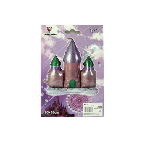 Кулька фольгована 3D, фігурний Замок 83*88см