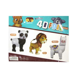Кулька фольгована 3D, фігурна Лама 52*64см