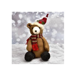 Фигура новогодняя Медведь "Bear" 28см