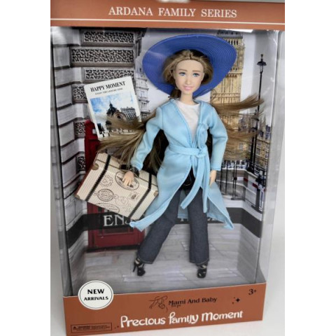 Кукла 29см, в стильной деми одежде, аксессуар, в кор. 37*30*8см