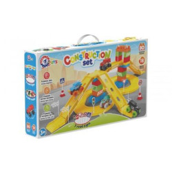 Конструктор "Трек з машинками", 80 дет., в кор. 52,5*31*8см, ТМ Технок, Україна арт: 8461