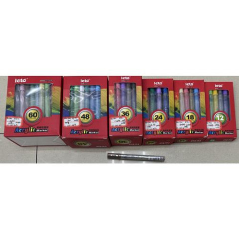 Маркери акрилові 24 кольори (72 наб)