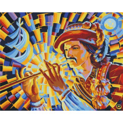 Картина за номерами Люди. Чарівна дудочка, Oleg Loburak, 40х50см, термопакет, Brushme (BS53766)