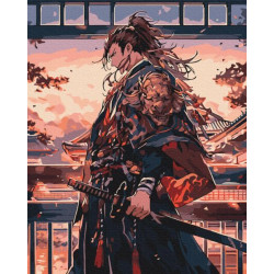 Картина за номерами Супергерої. Самурай, 40х50см, термопакет, Brushme (BS53833)