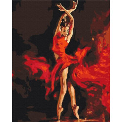 Картина за номерами Люди. У танці, 40х50см, термопакет, Brushme (BS286)