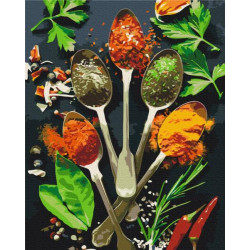 Картина за номерами Натюрморти. Симфонія спецій, 40х50см, термопакет, Brushme (BS53468)