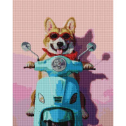 Алмазная мозаика "Римские каникулы Lucia Heffernan" 40*50см, в кор. 41*51*2,5см, ТМ Brushme, Украина