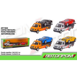 Машина металлическая "АВТОПРОМ", в кор. 25*6*7см
