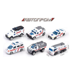Машина металлическая "АВТОПРОМ", планшет 15,5*11,5*4см