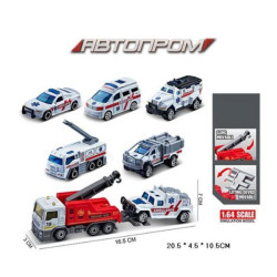 Машина металлическая "АВТОПРОМ", планшет 20,5*10,5*4,5см