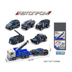 Машина металлическая "АВТОПРОМ", планшет 20,5*10,5*4,5см